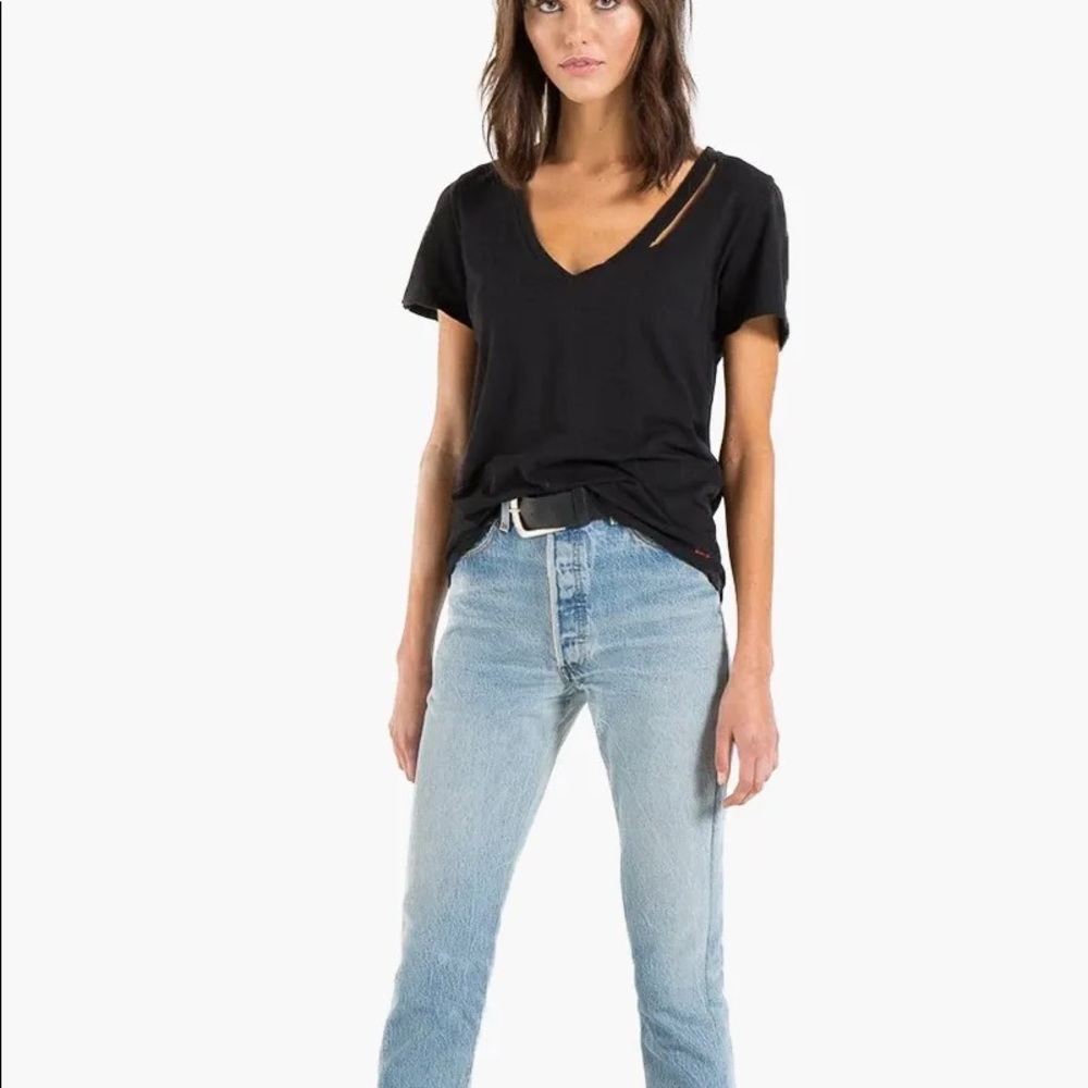 N:philanthropy ringo black v neck tee